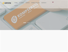 Tablet Screenshot of kompservis.com