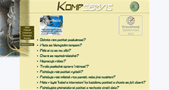 Desktop Screenshot of kompservis.cz