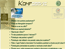Tablet Screenshot of kompservis.cz